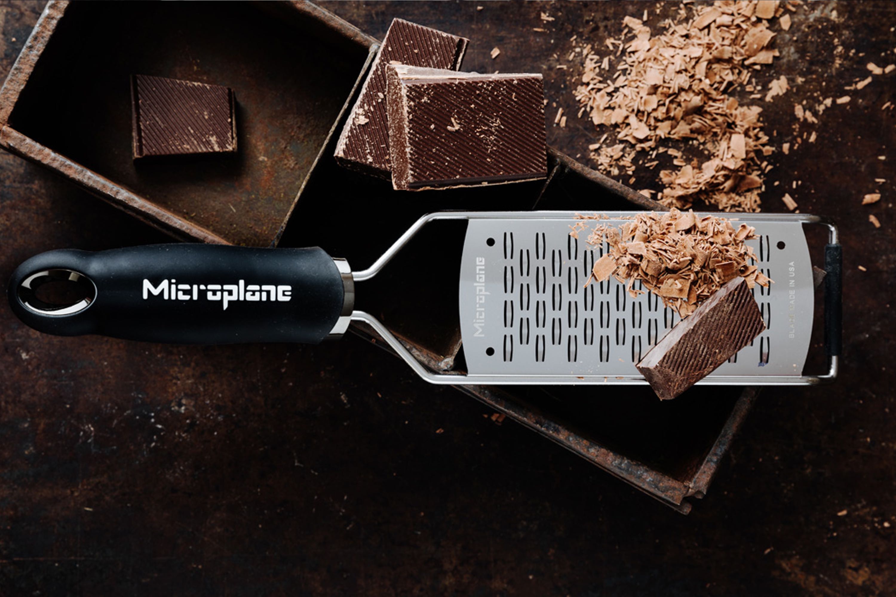 Rivejern, bredt, to-vejs medium skær, Medium Ribbon Grater