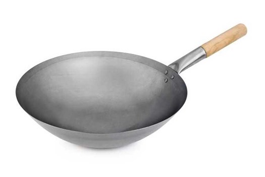 Wok til gasblus, pladejern