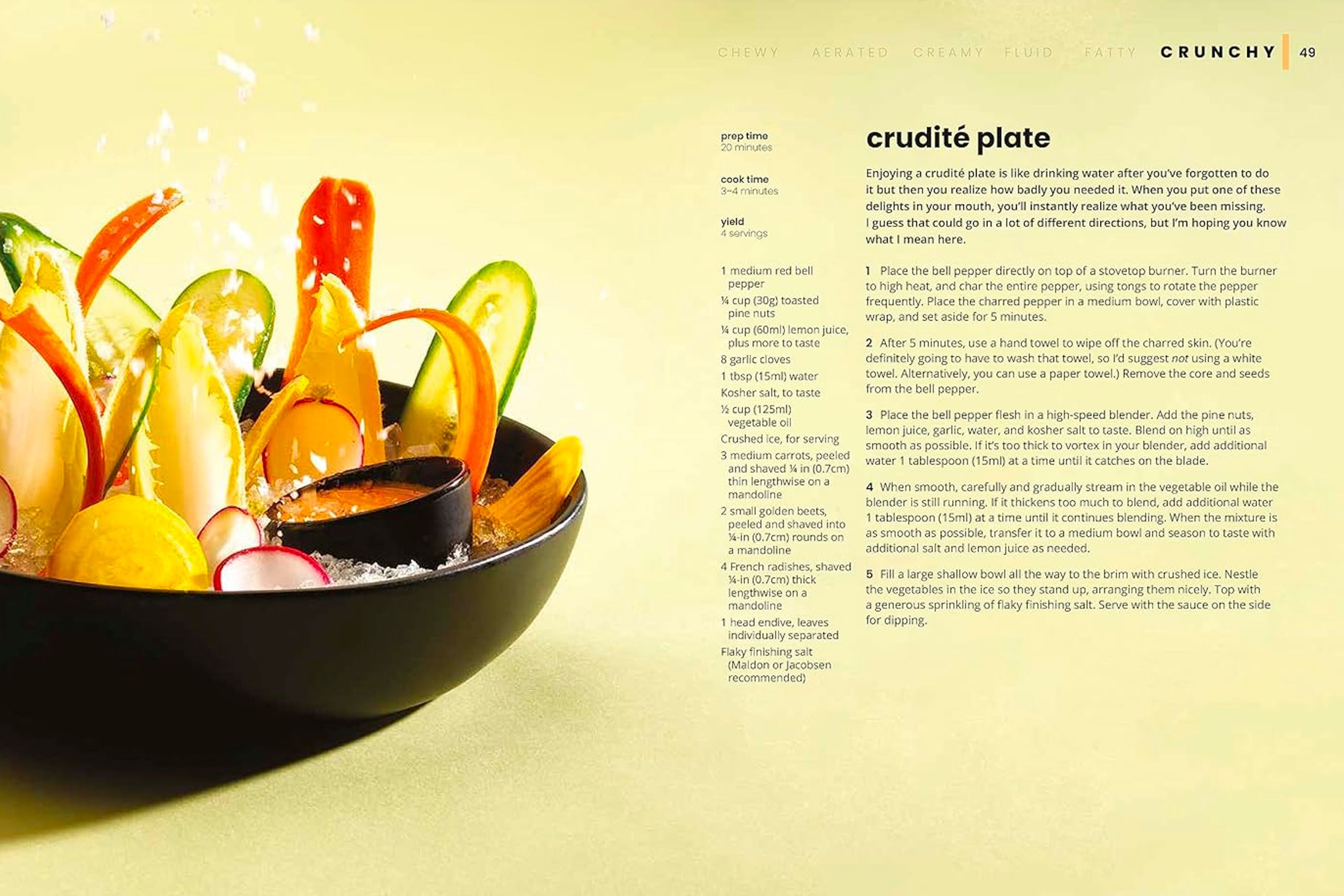 Texture Over Taste / Joshua Weissman