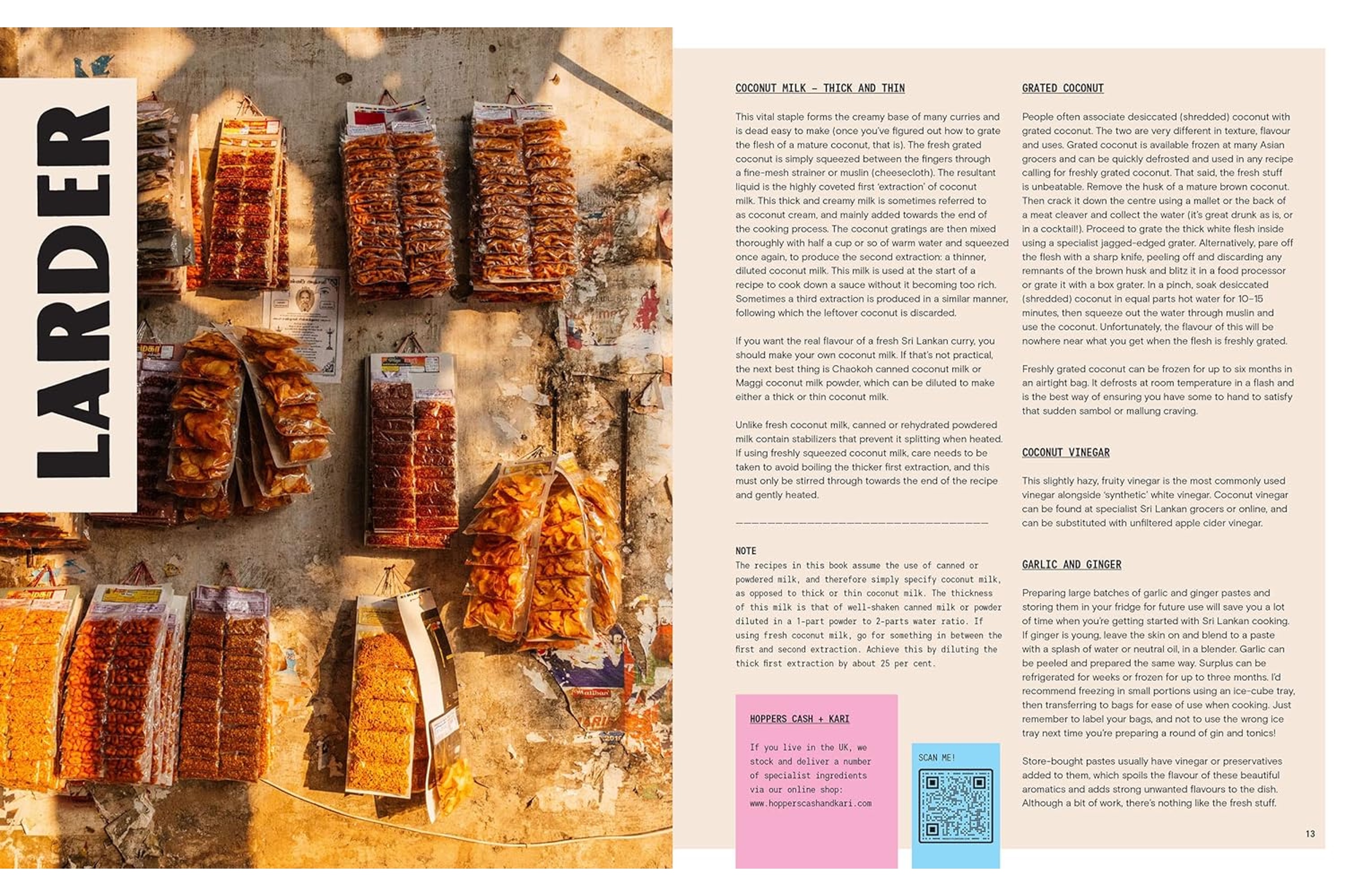  Hoppers: Recipes, Memories and Inspiration from Sri Lankan Homes, Streets and Beyond / Karan Gokani