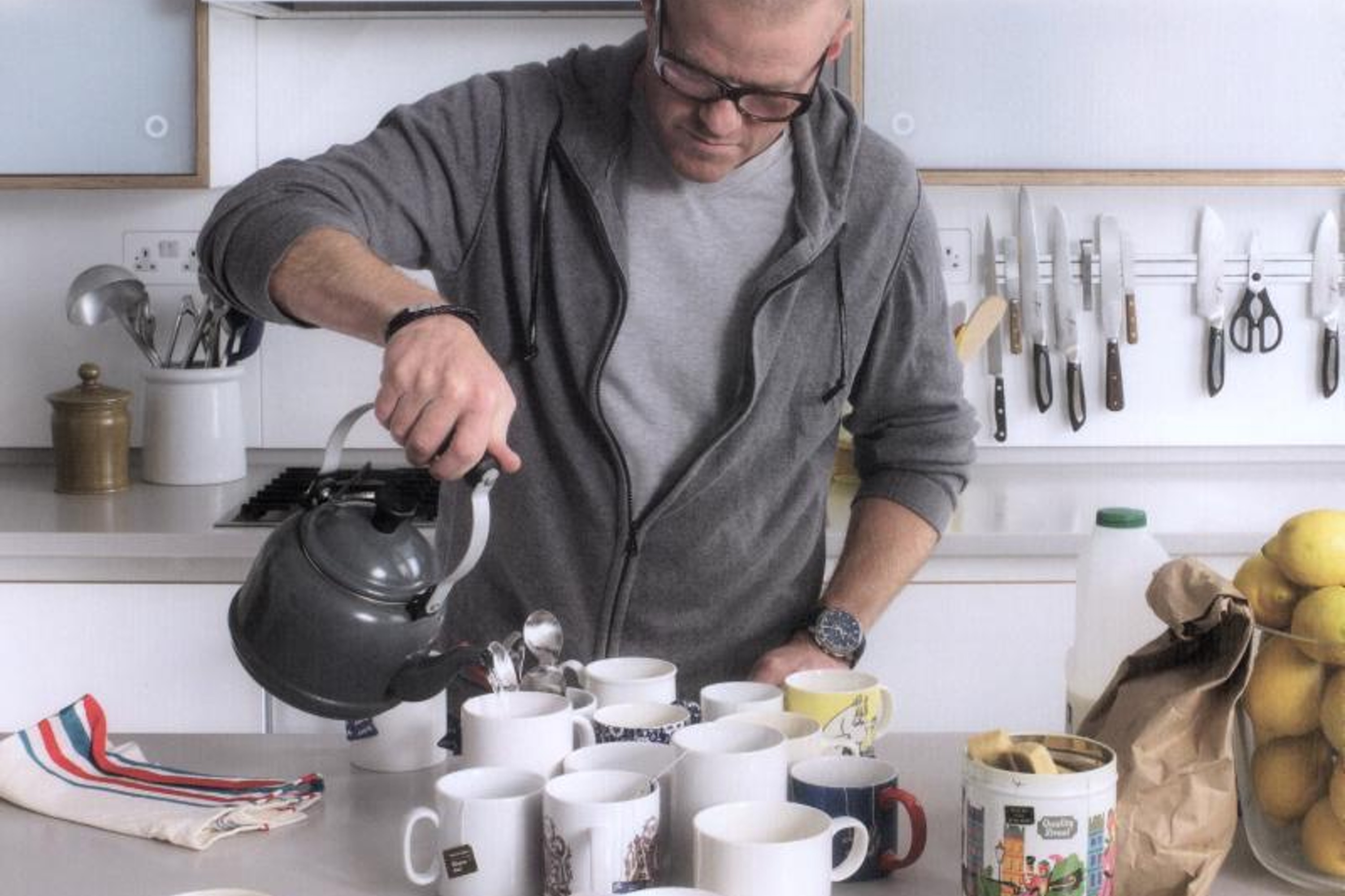 Heston Blumenthal at home / Heston Blumenthal