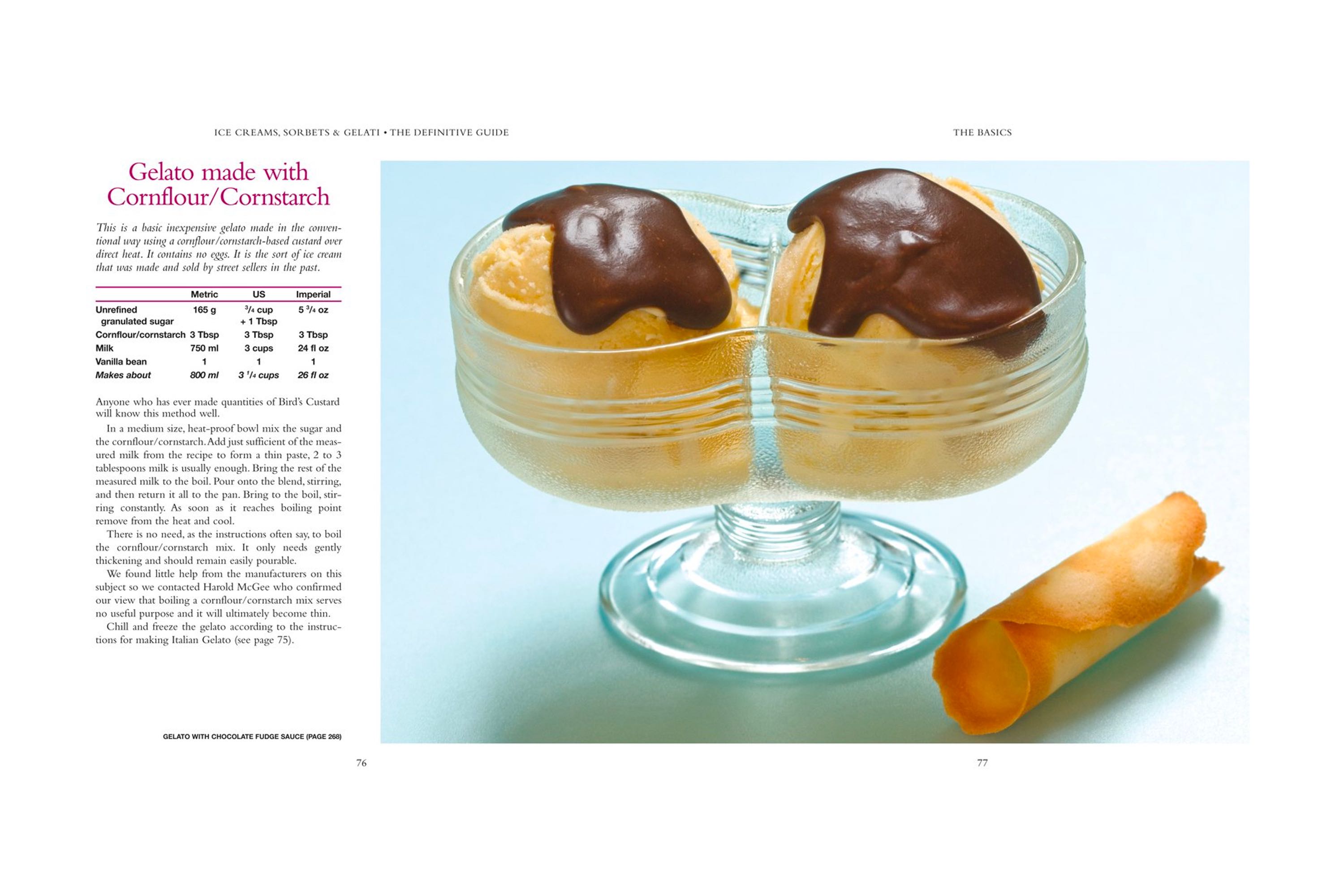 Ice Creams, Sorbets and Gelati: The Definitive Guide / Robin og Caroline Weir