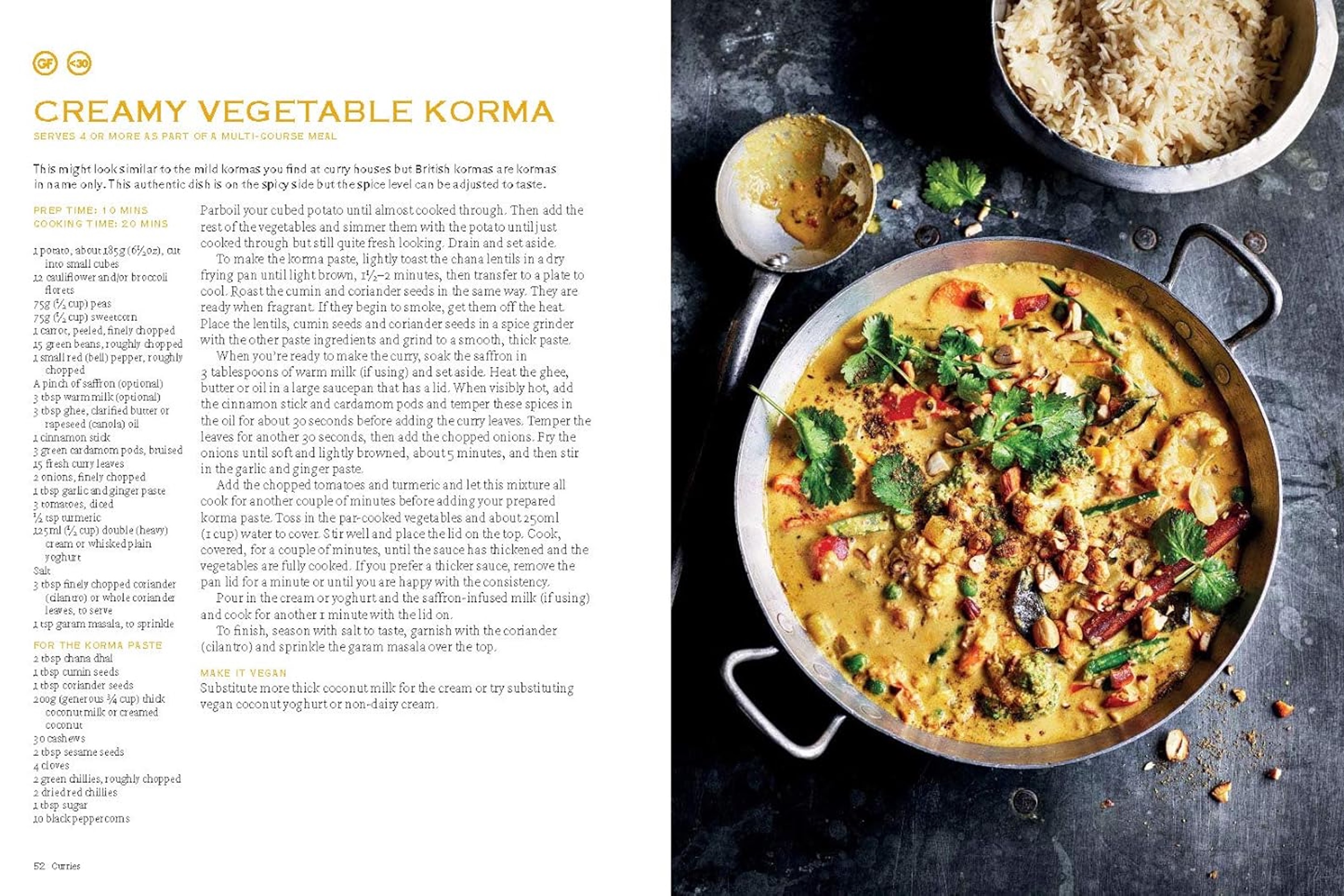 The Curry Guy Veggie: Over 100 vegetarian Indian Restaurant classics / Dan Toombs