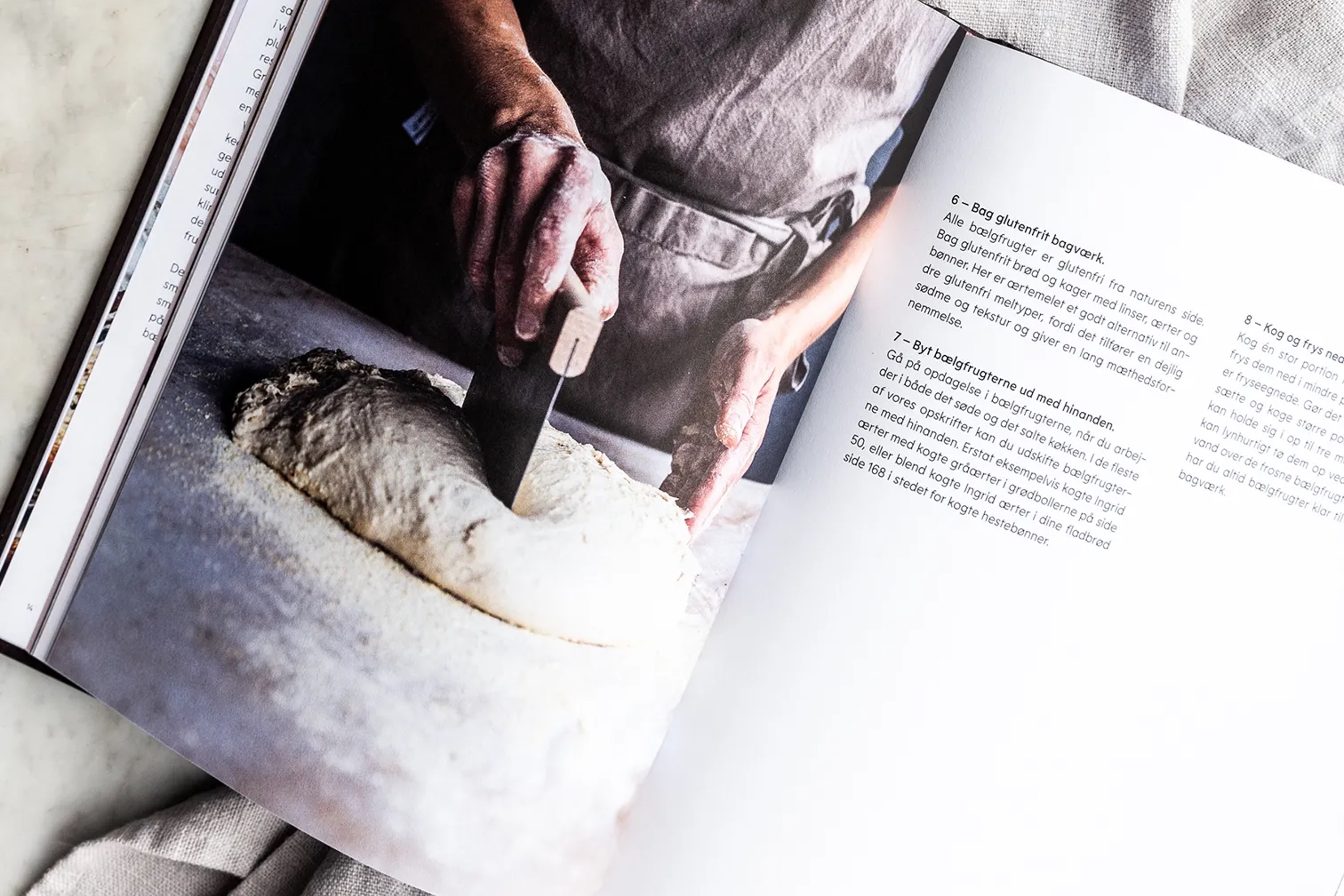 Bag med bælgfrugter