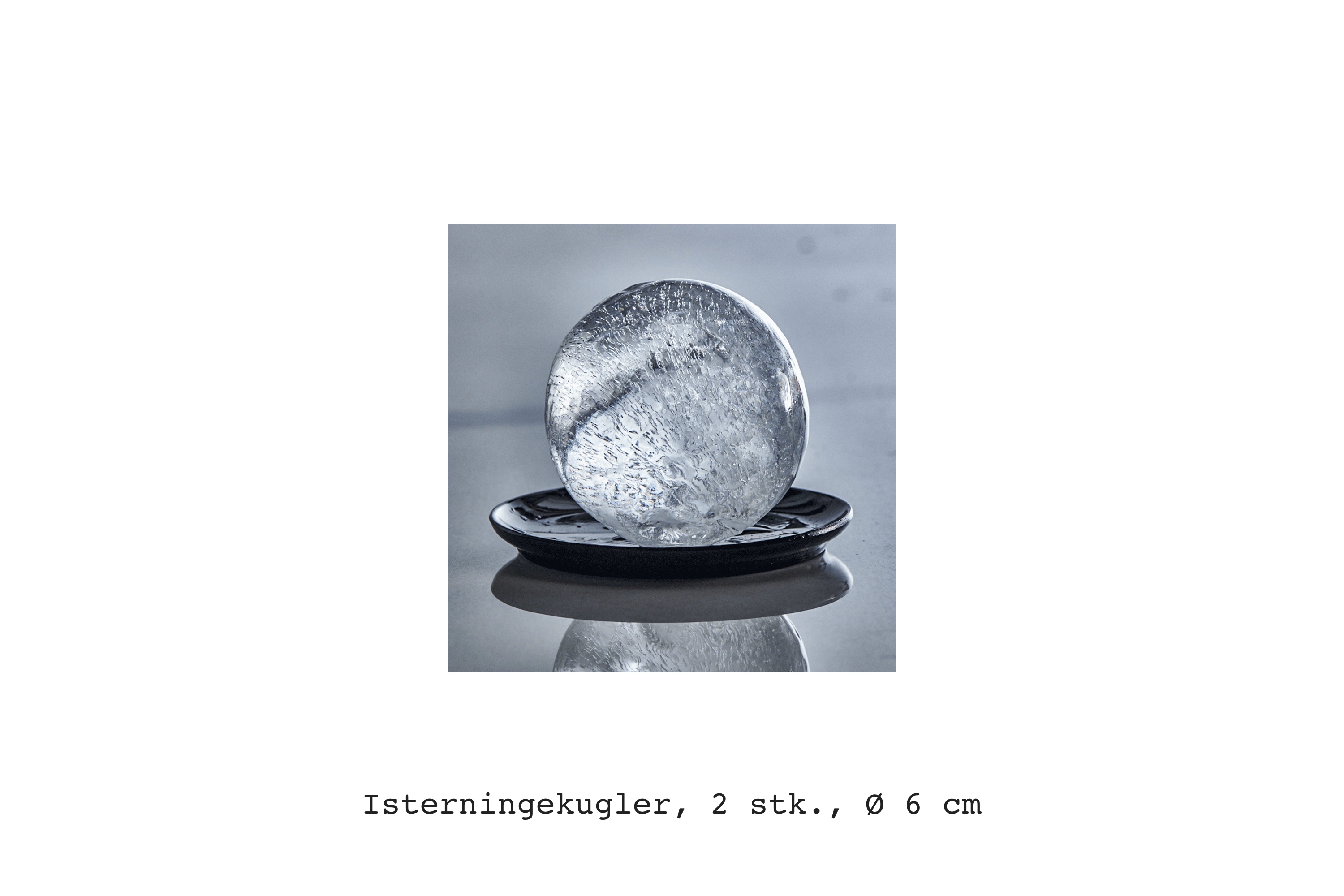 Form til store isterningkugler, Ø 6 cm, silikone