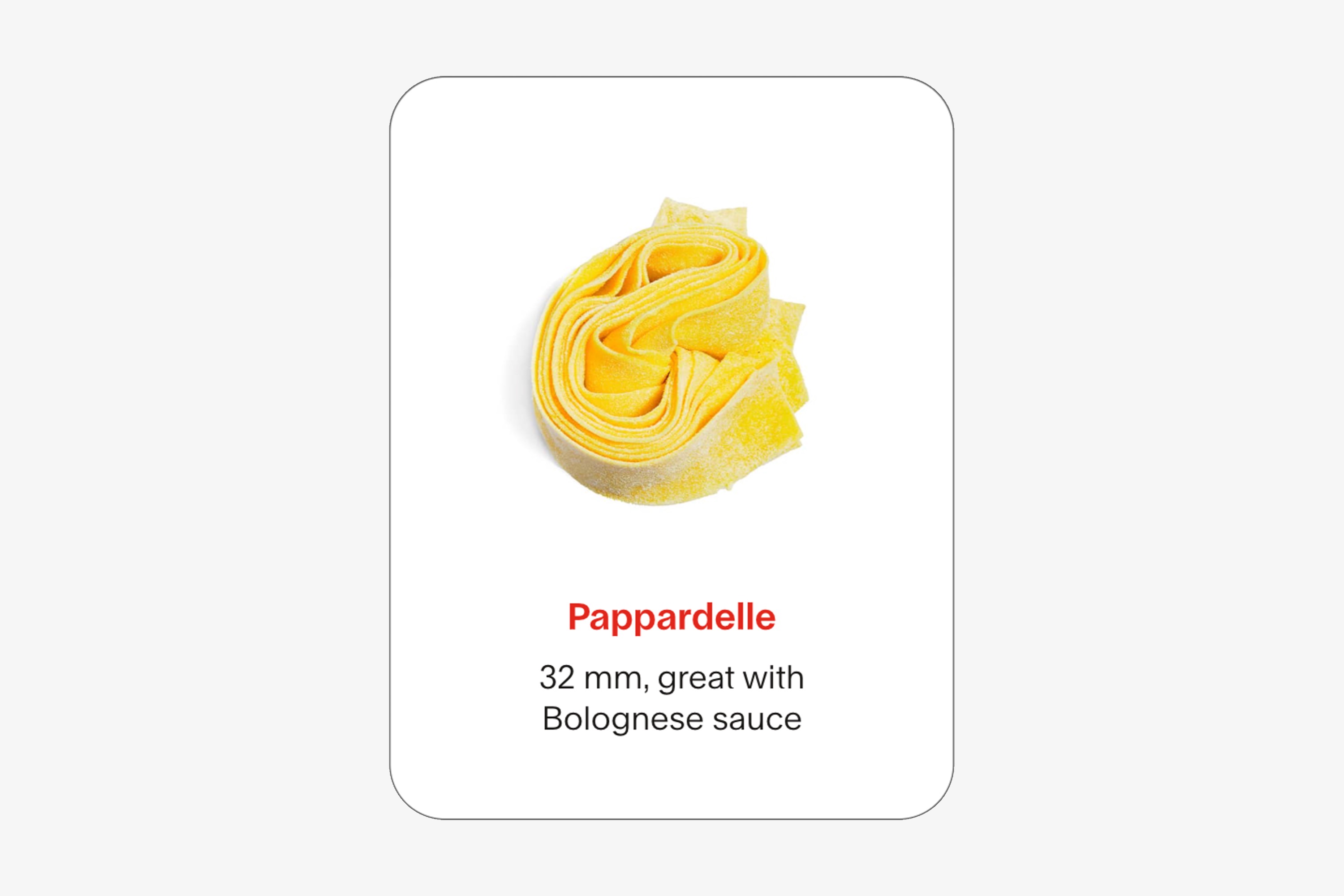 Pastavalse, pappardelle, Simplex iPasta
