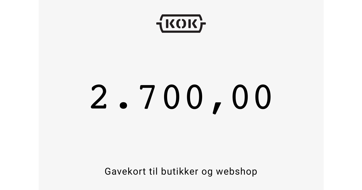Gavekort 2 700 Kr Til Kunst Og K kkent j Straks Levering gavekort-2-700-kr-til-kunst-og-k-kkent-j-straks-levering